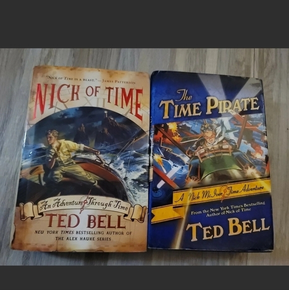 Nick Mciver Adventures Nick of Time & The Time Pirate by Ted Bell‎ Hardco… - Picture 3 of 3